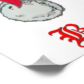 Italiaanse kerstman poster (Hoek)