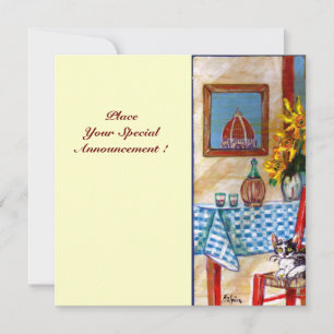 ITALIAANSE KEUKEN IN FLORENCE, Rood Blauw Kaart