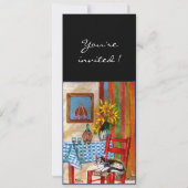 ITALIAANSE KEUKEN IN FLORENCE, Rood Blauw Kaart (Achterkant)