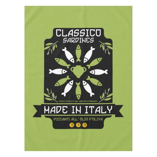 Italiaanse keuken tafelkleed (Voorkant)