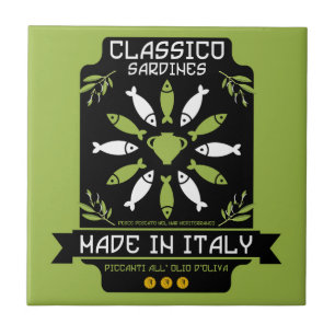 Italiaanse keuken tegeltje