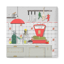 Italiaanse keukenmagneet