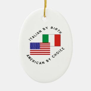 Italiaanse keus in de VS Keramisch Ornament