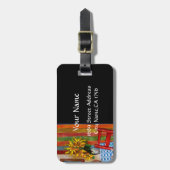 ITALIAANSE KITCHEN IN FLORENCE BAGAGELABEL (Voorkant verticaal)