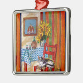 ITALIAANSE KITCHEN IN FLORENCE METALEN ORNAMENT (Links)