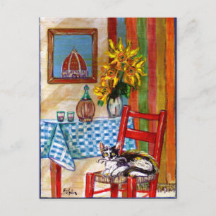 ITALIAANSE KITCHEN IN FLORENCE UITNODIGING BRIEFKAART