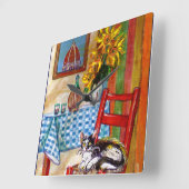 ITALIAANSE KITCHEN IN FLORENCE VIERKANTE KLOK (Hoek)