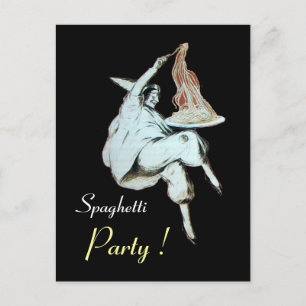 ITALIAANSE KITCHEN, RESTAURANSE ONTVANGER UITNODIGING BRIEFKAART