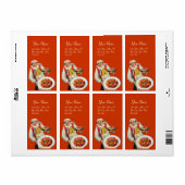 ITALIAANSE KITCHEN RESTAURANT CHEF ETIKET (Full Sheet)