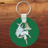 ITALIAANSE KITCHEN, RESTAURANT rood Sleutelhanger (Voorkant)