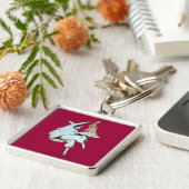 ITALIAANSE KITCHEN, RESTAURANT rood Sleutelhanger (Zijkant)