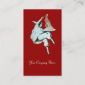 ITALIAANSE KITCHEN, RESTAURANT rood Visitekaartje (Achterkant)