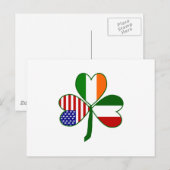Italiaanse Klaver Briefkaart (Voorkant / Achterkant)