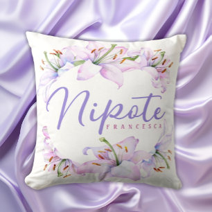 Italiaanse kleindochter of nichtje cadeau kussen