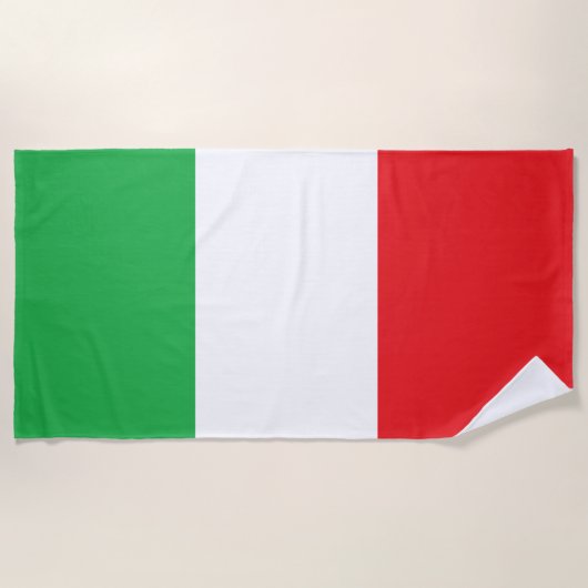 "Italiaanse kleuren" keukenhanddoek Strandlaken (Voorkant)