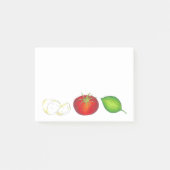 Italiaanse koken Mozzarella Tomato Basil Kitchen Post-it® Notes (Voorkant)