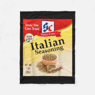 Italiaanse kruidenmengeling Condiment Kledingstuk Fleece Deken