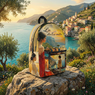Italiaanse Kunst Romantisch Vrouwelijk Bedrukte Rugzak