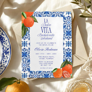 Italiaanse Kust La Dolce Vita Bachelorette Kaart