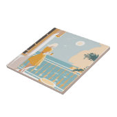 Italiaanse kuststad tegeltje (Zijkant)