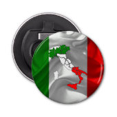 Italiaanse laars button flesopener (Voorkant)