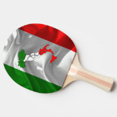 Italiaanse laars tafeltennisbatje (Zijkant)
