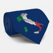 Italiaanse laarsvlag stropdas (Opgerold)