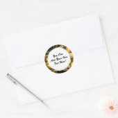 Italiaanse legerluiers in een mand ronde sticker (Envelop)