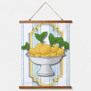 Italiaanse Lemon Bowl Keuken Print   kust Hangend Wandkleed