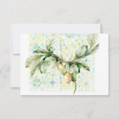 Italiaanse Lemon Grove | Boho Wedding RSVP met mee (Achterkant)