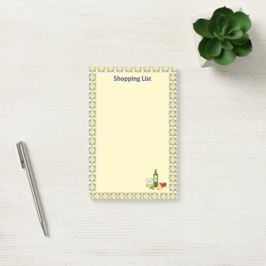 Italiaanse levensmarkt post-it® notes (Kantoor)
