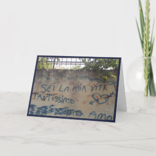 Italiaanse liefde graffiti Kaarten