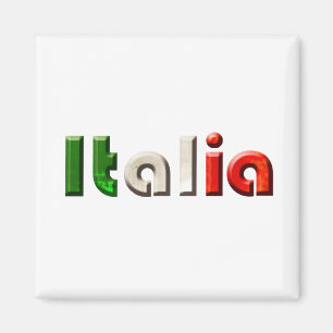 Italiaanse logo voor Italiaanse liefhebbers en Ita Magneet