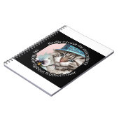 Italiaanse luxe kat: Ombre Notitieboek (Linkerzijde)