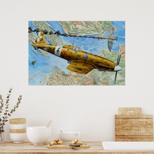 ITALIAANSE MACCHI 202 POSTER (Keuken)