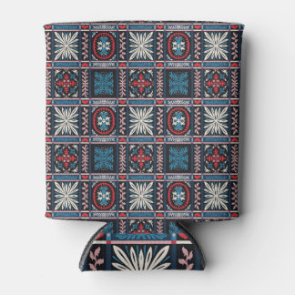 Italiaanse majolica, mediterrane bloemenborduurwer blikjeskoeler