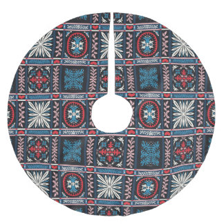 Italiaanse majolica, mediterrane bloemenborduurwer kerstboom rok