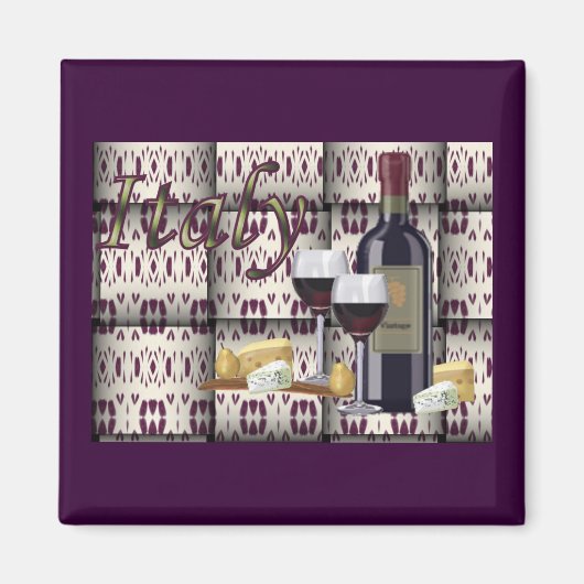 Italiaanse mand magneet (Voorkant)