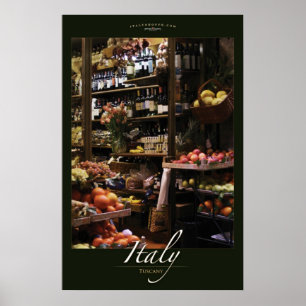 Italiaanse markt poster