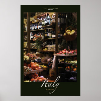 Italiaanse markt poster