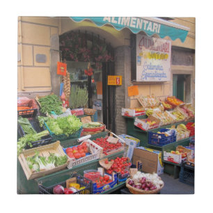 Italiaanse markt tegeltje