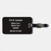  Italiaanse meren Italië aangepast bagagelabel (Achterkant horizontaal)