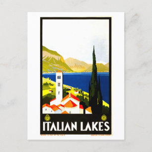 Italiaanse meren reisposter Briefkaart