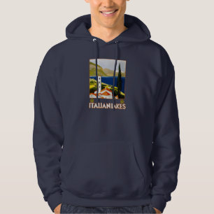Italiaanse Meren Vintage Reizen Italië Hoodie