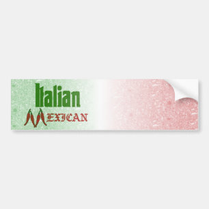 Italiaanse Mexicaanse Bumpersticker