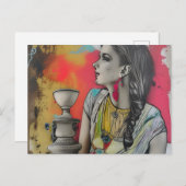 Italiaanse Mode Pompei Briefkaart (Voorkant / Achterkant)