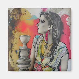 Italiaanse Mode  Pompei Magneet