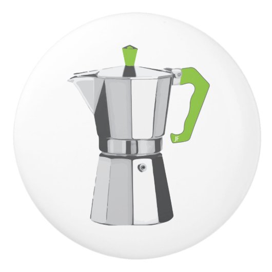 Italiaanse Moka Keramische Knop (Voorkant)