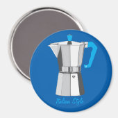 Italiaanse Moka Magneet (Voorkant / Achterkant)