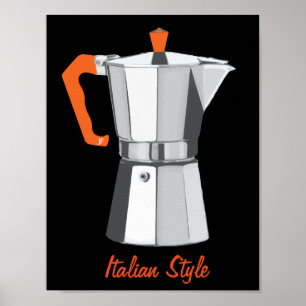 Italiaanse Moka Poster